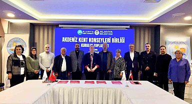 Akdeniz kent konseyleri birliği Alanya'da kuruldu