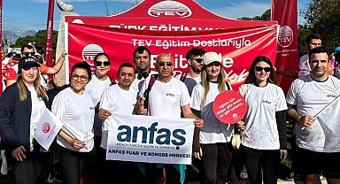 ANFAŞ çalışanları Runtalya'da eğitime destek için koştu