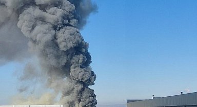 Ankara'da bir fabrikada yangın çıktı