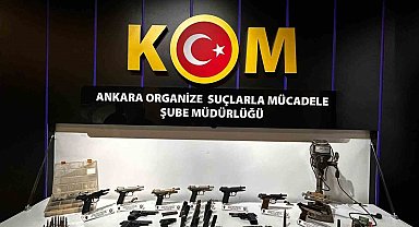 Ankara'da silah kaçaklığı operasyonunda gözaltına alınan 8 şüpheliden 4'ü tutuklandı
