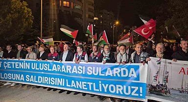 Ankara'da Sumud Filosu eylemi
