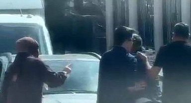 Ankara'da sürücüler arasındaki yol verme tartışması kamerada