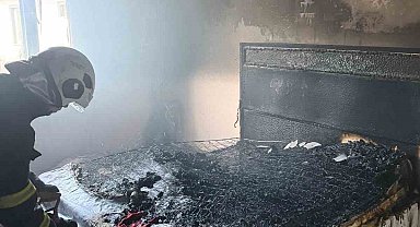 Antakya'da ev yangını