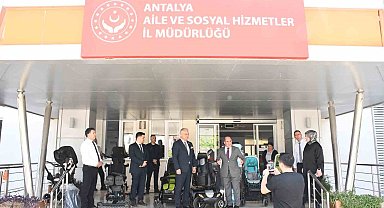 Antalya Aile ve Sosyal Hizmetler İl Müdürlüğüne anlamlı bağış
