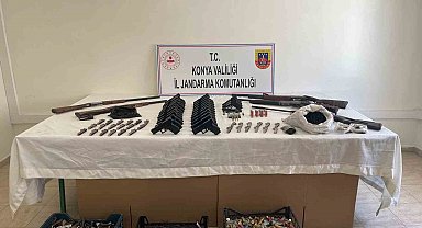 Antalya ve Konya'da jandarmadan silah kaçakçılığı operasyonu