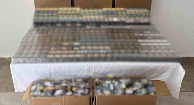 Antalya'da 1 milyon lira değerinde kaçak sigara ele geçirildi