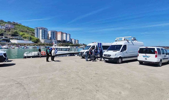 Araklı'da kayıp genç için denizde arama çalışmaları yoğunlaştırıldı