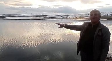 Aras Nehri baharla birlikte coştu