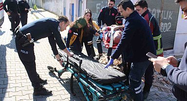 Aydın'da balkon çöktü: 2 yaralı