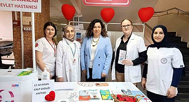 Aydın'da Kalp Sağlığı Haftası'nda farkındalık standı yoğun ilgi gördü