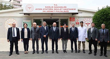 Aydın'da sağlık hizmetlerine yerinde değerlendirildi