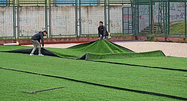 Bağlarbaşı spor tesisleri yenileniyor