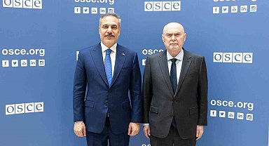 Bakan Fidan, AGİT Genel Sekreteri Sinirlioğlu ile bir araya geldi