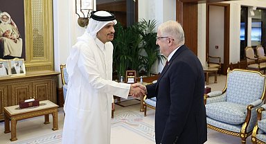 Bakan Güler, Katar Dışişleri Bakanı Al Thani ile görüştü