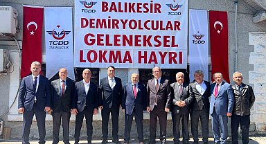 Balıkesir TCDD çalışanlarından geleneksel lokma hayrı