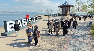 Başiskele'de kadınlar sağlıklı yaşam yürüyüşünde buluştu