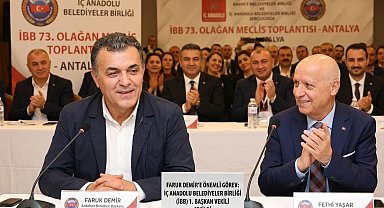 Başkan Demir, İç Anadolu Belediyeler Birliği 1. Başkan Vekili seçildi