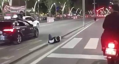 Batman'da domuz dehşeti: Yayaya çarpıp yaraladı, trafiğin altını üstüne getirdi