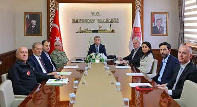 Bayburt'ta çığ riskine karşı değerlendirme toplantısı yapıldı