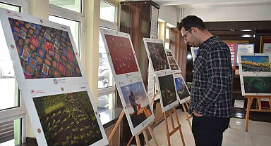 Bayburt'ta tarım, orman ve insan temalı fotoğraf sergisi açıldı