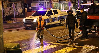 Belediye ekiplerinin bahar temizliği sürüyor