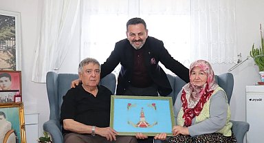 Bilecik'te şehit ailesi ile anlamlı buluşma