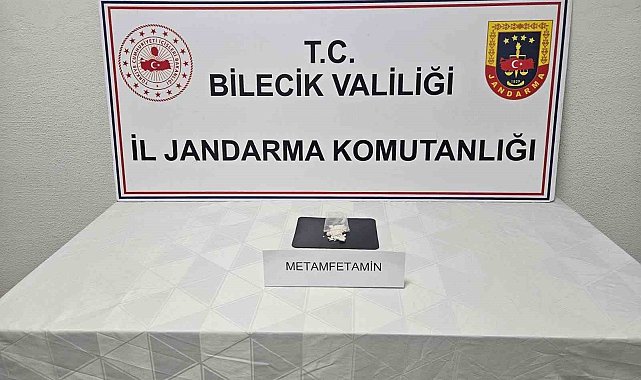 Bilecik'te uyuşturucuya geçit yok: 1 şüpheli yakalandı