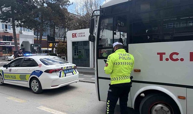 Bolu'da kural ihlali yapan bin 29 sürücüye ceza