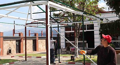 Bozdoğan'da sosyal alanlarda düzenleme çalışmaları devam ediyor