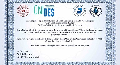 Buldan MYO 'Çağrı Odaklı Proje Yazma Kampı" projesine ev sahipliği yapacak