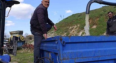 Buldan'da dolan gölet çiftçinin can suyu oldu