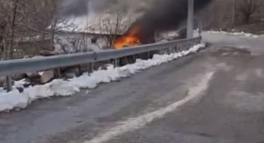 Bursa'da bağ evinde çıkan yangın korkuttu
