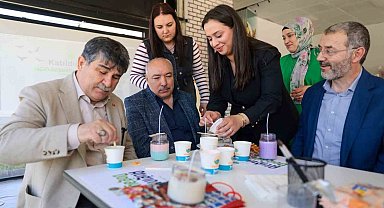 Cam atıklar değerleniyor, kavanozlar mum oluyor