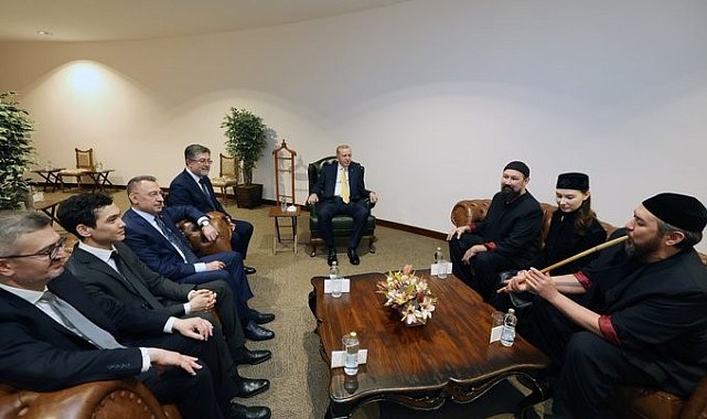 Cumhurbaşkanı Erdoğan, "Ay Yola" müzik grubunu kabul etti