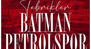 Cumhurbaşkanı Erdoğan'dan Batman Petrolspor'a tebrik mesajı