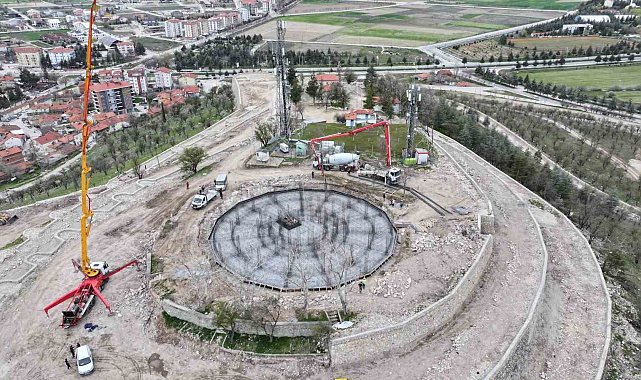 Çünür Tepesi'ne restoran ve sosyal tesis inşa ediliyor