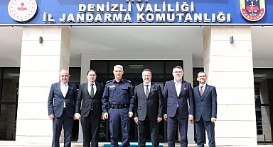 Denizli OSB yönetiminden İl Jandarma Komutanlığına ziyaret