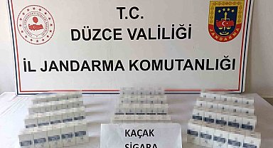 Düzce'de 177 bin 400 makaron ele geçirildi