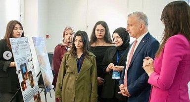 EBYÜ'de "Emekten Topluma" sergisi açıldı