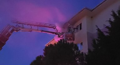 Edirne'de apartman dairesinde korkutan yangın