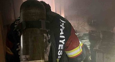 Edremit'te korkutan ev yangını