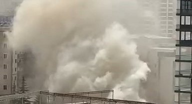 Elazığ'da baca yangını korkuttu