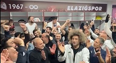 Elazığspor'dan davul klarnet eşliğinde kutlama