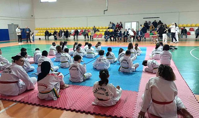 Erfelek'te kuşak sınavı heyecanı