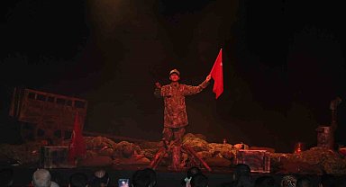 Erzurum'da Çanakkale ruhu sahneye taşındı