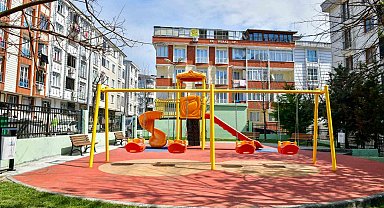 Esenyurt Belediyesi yangında zarar gören parkı yeniledi