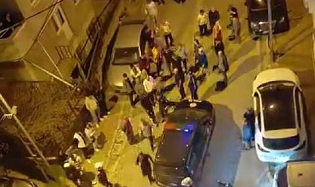 Eski sevgili evini bastı, binayı taşlayarak etrafa ateş etti; o anlar kamerada