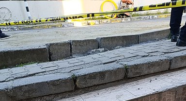 Eyüpsultan'da doğalgaz çalışmasında havan topu mermisi olduğu değerlendirilen mühimmat bulundu