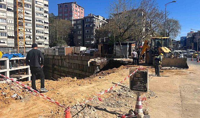 Fenerbahçe Chobani Stadyumu yanında korkutan çökme