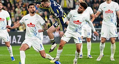 Fenerbahçe'nin Rizespor'a karşı 13 maçlık serisi sona erdi